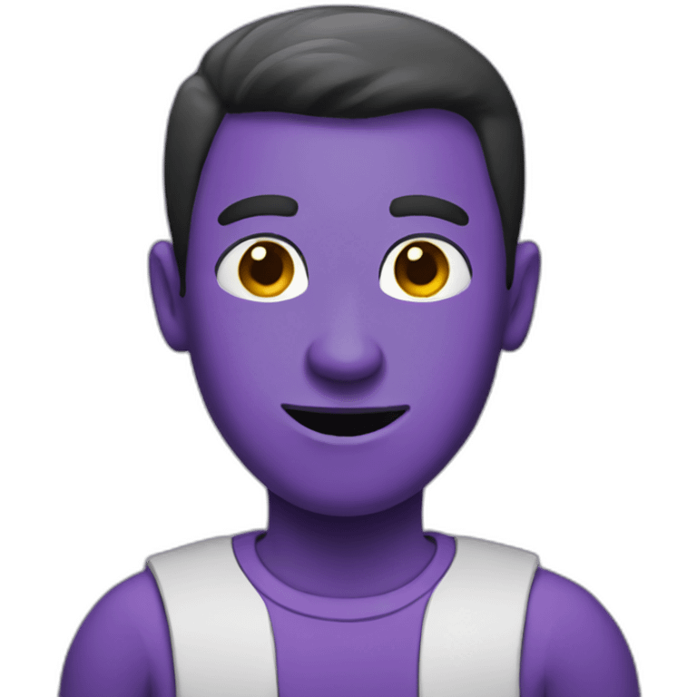 purple guy emoji