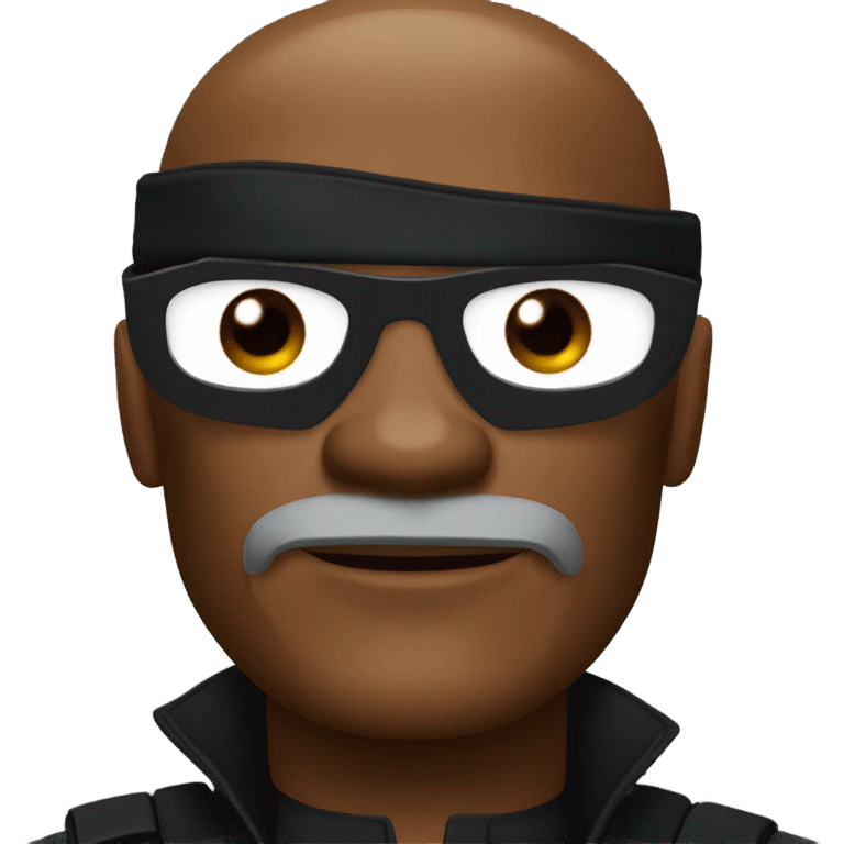 Samuel L Jackson as Nick Fury with eye patch emoji