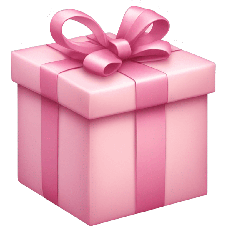 Light pink present emoji