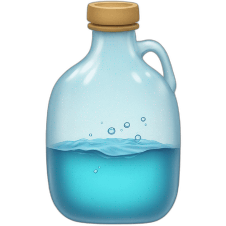 Bouteille d'eau emoji