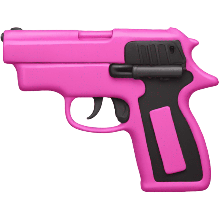 Pink gun emoji