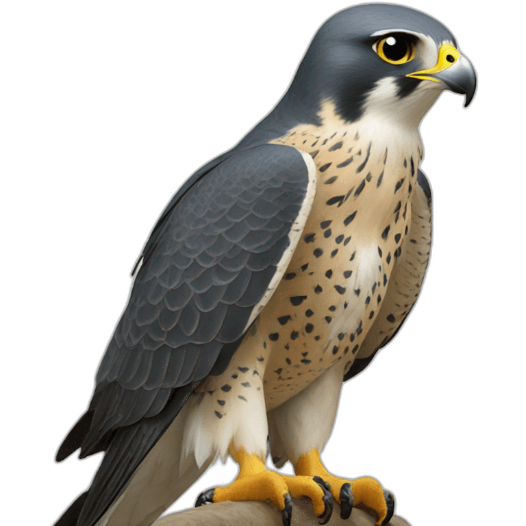 peregrine falcon book emoji