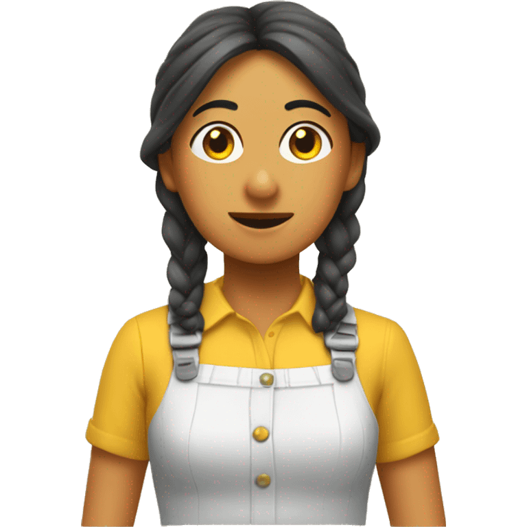 Chica haciendo el pino  emoji