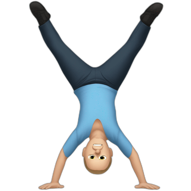 Putin handstand emoji