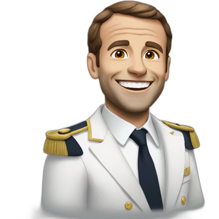 Macron smile emoji