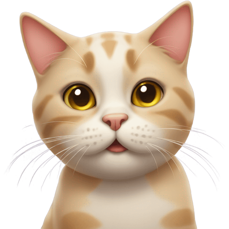 Cat blowing a kiss emoji