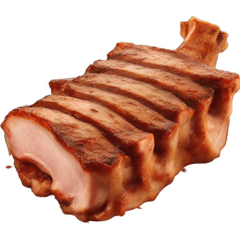 pork rib on a grill emoji