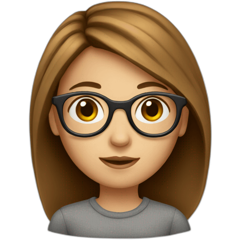 girl-with-brown-hair-and-very-round-glasses emoji