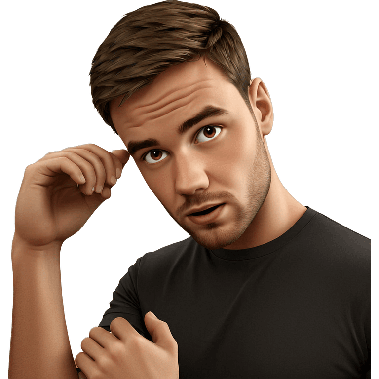 male with short hair portrait emoji