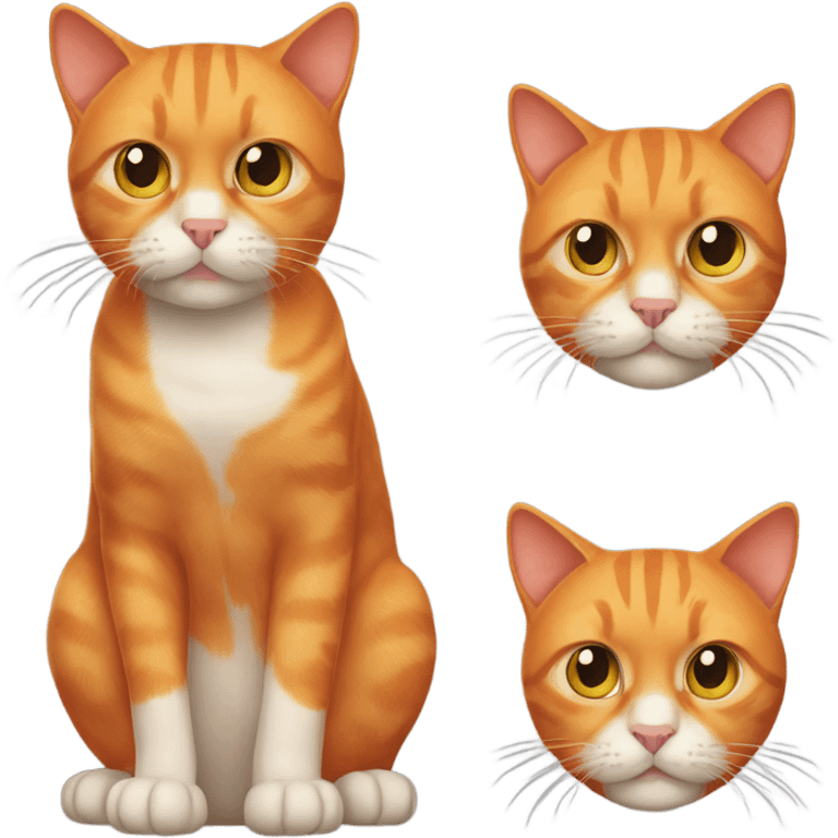 Orange cat  emoji