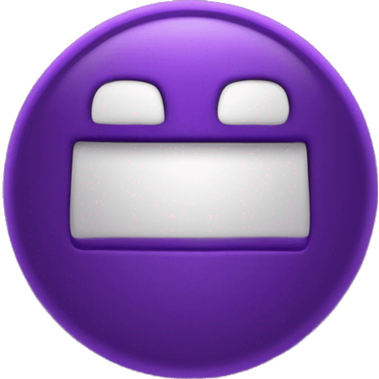 Create a simple, abstract icon emoji in dark purple with lighter accents, representing creativity and professionalism in digital editing. No text or letters, just a logo-like design emoji