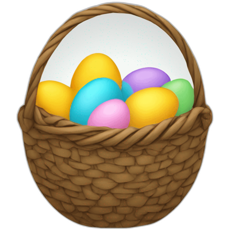 easter egg basket emoji