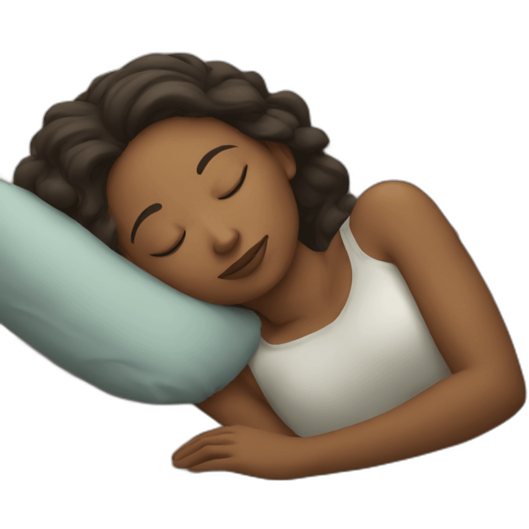 sleeping woman emoji