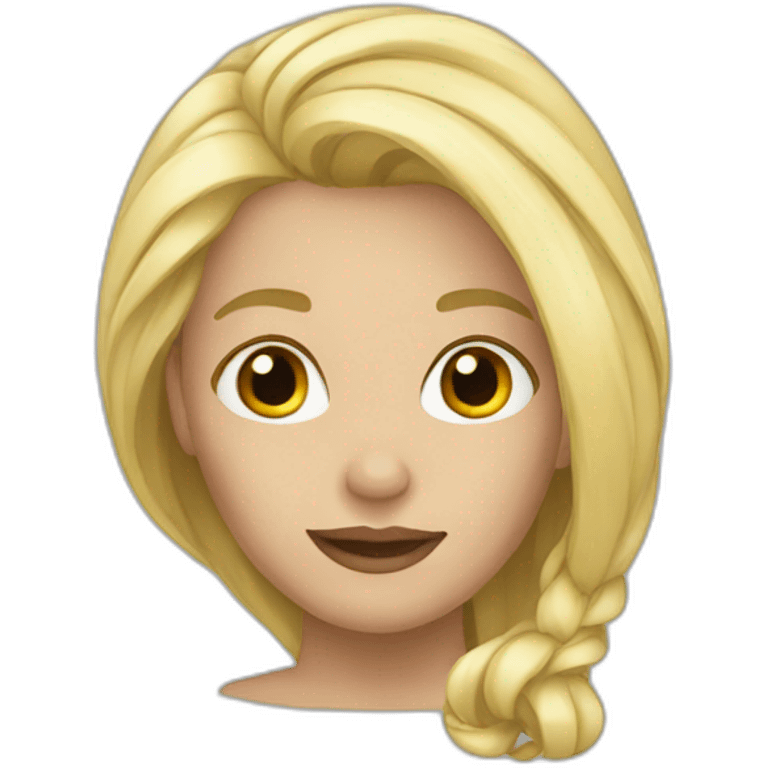 blonde hair emoji