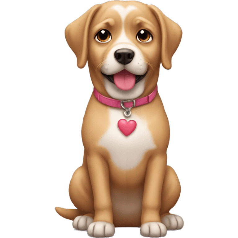 Love dog York  emoji