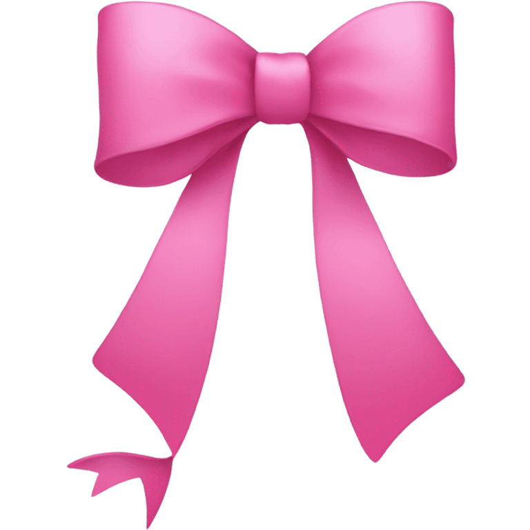 Pink bow emoji