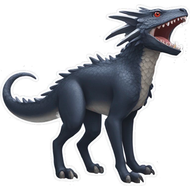 Nargacuga full body sticker emoji