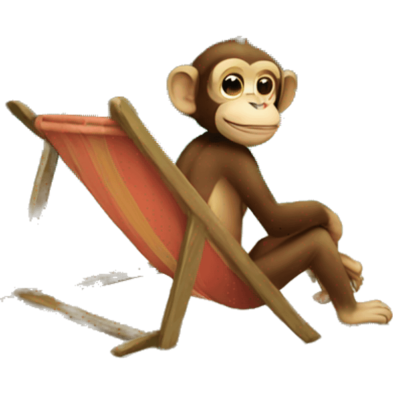 monkey vacation emoji