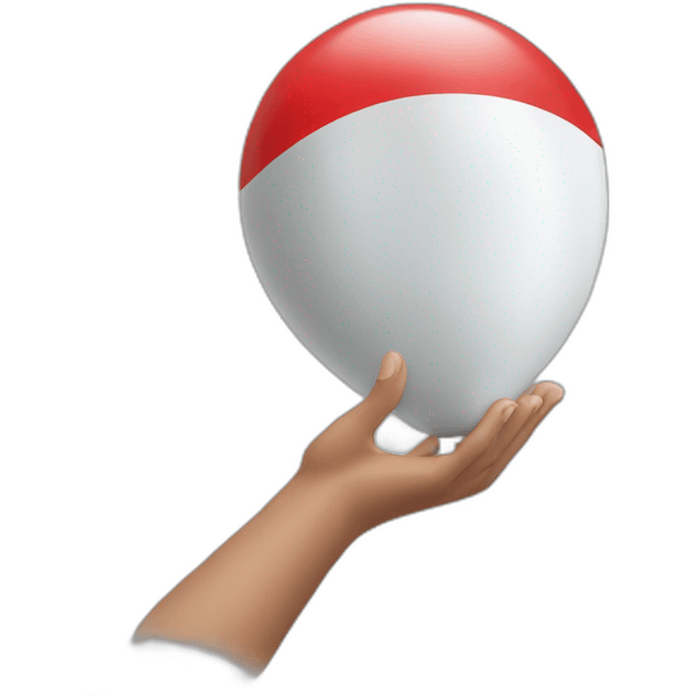 balon-mano emoji