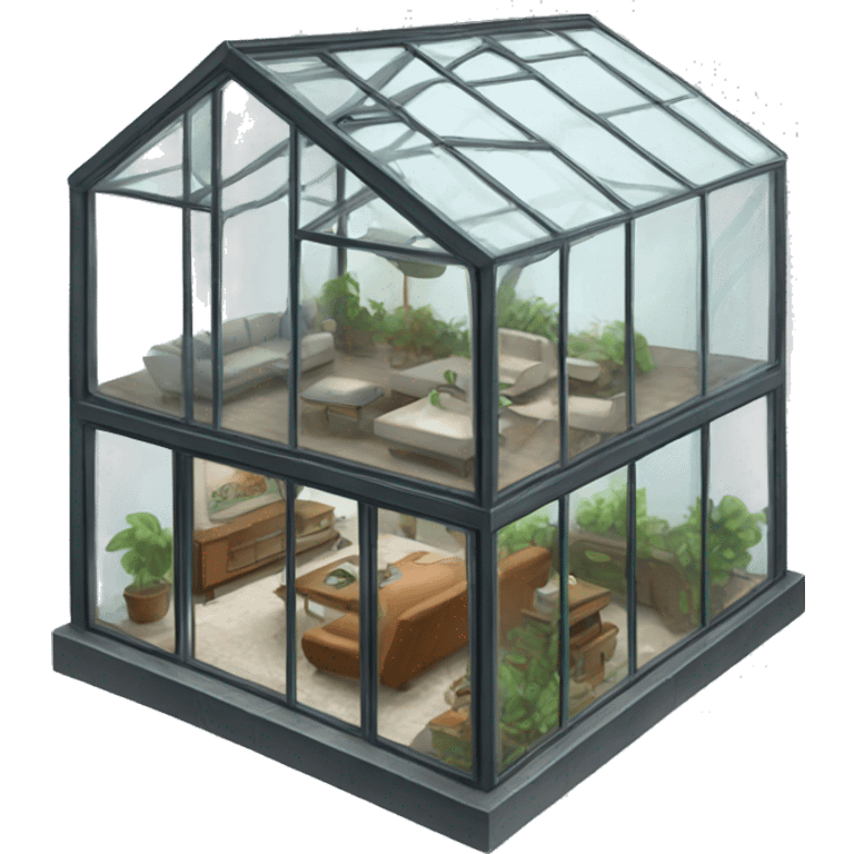 glass house small emoji