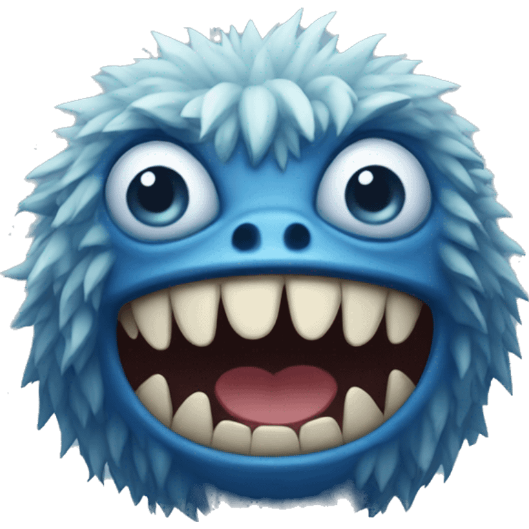 The blue monster emoji