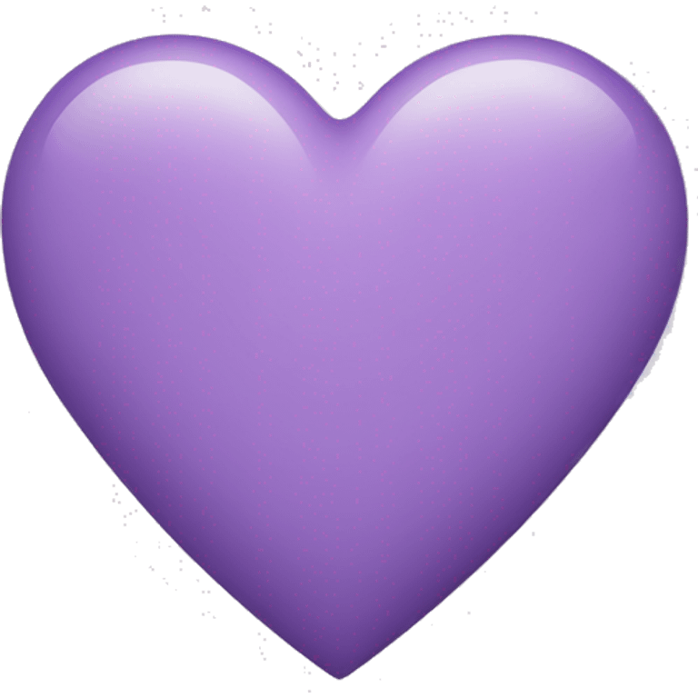 light purple heart  emoji