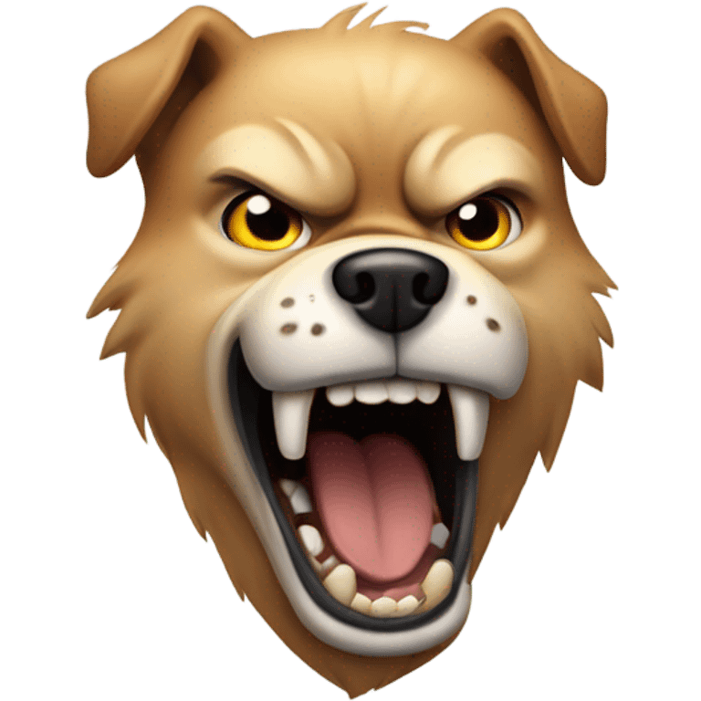 dog angry emoji