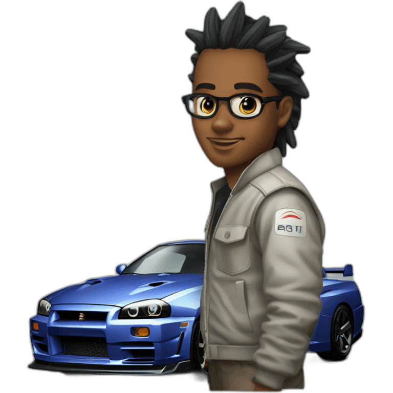 Nissan gtr r34 emoji