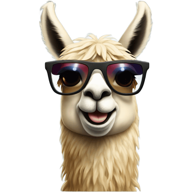 llama in sunglasse emoji