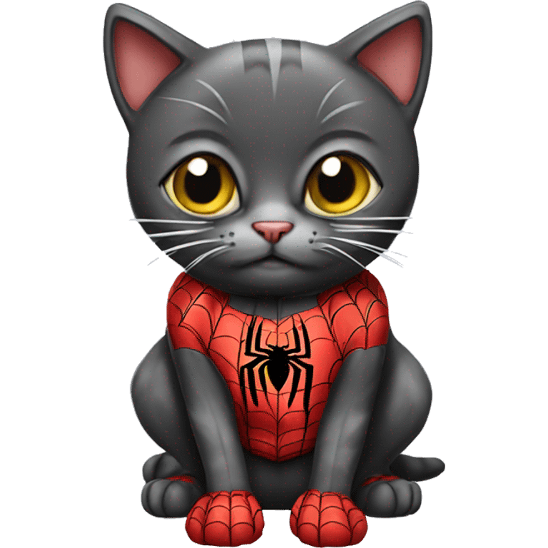 Spiderman cat emoji