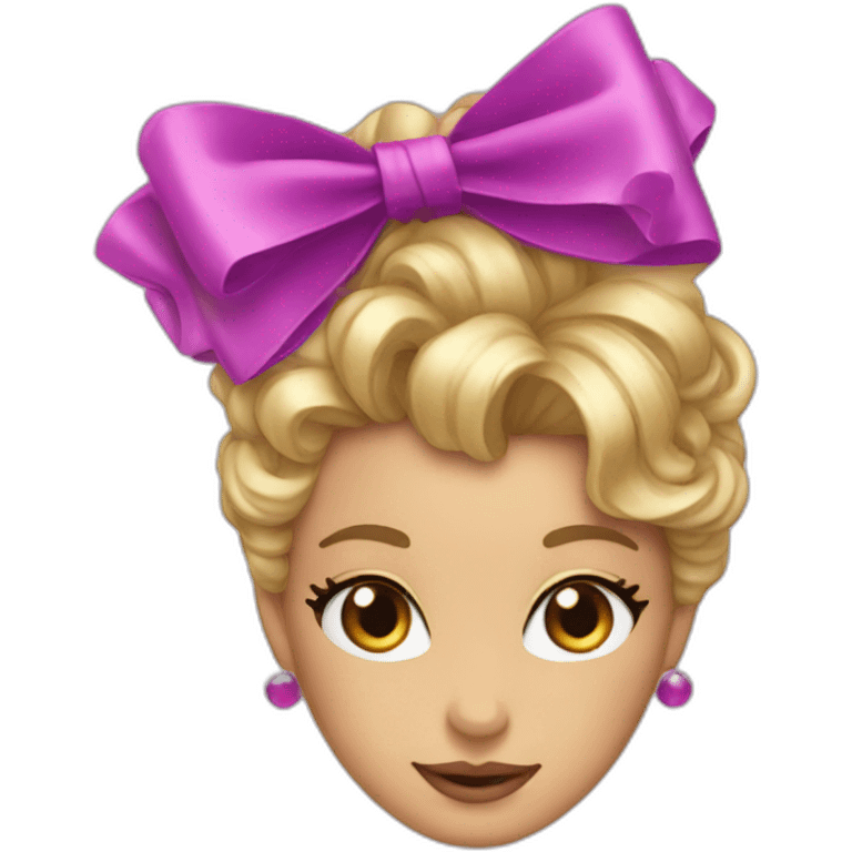 Coquette bow emoji