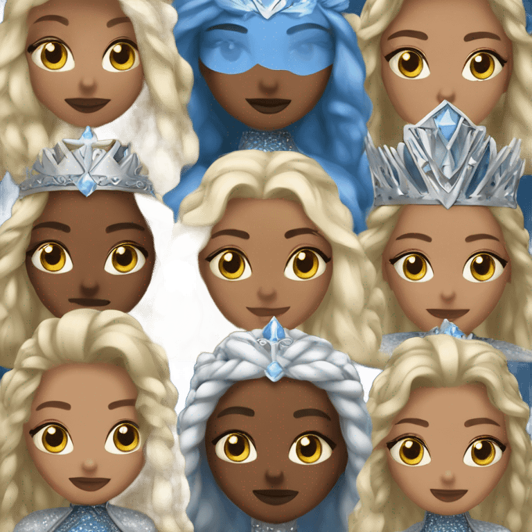 Blue eyed Queen of the North ￼ emoji