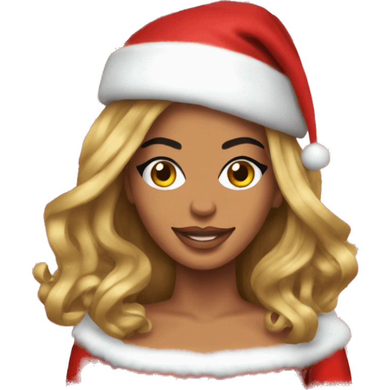 beyoncé as santa claus emoji