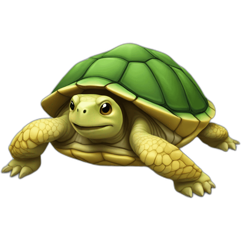 Tortue sur une souris  emoji