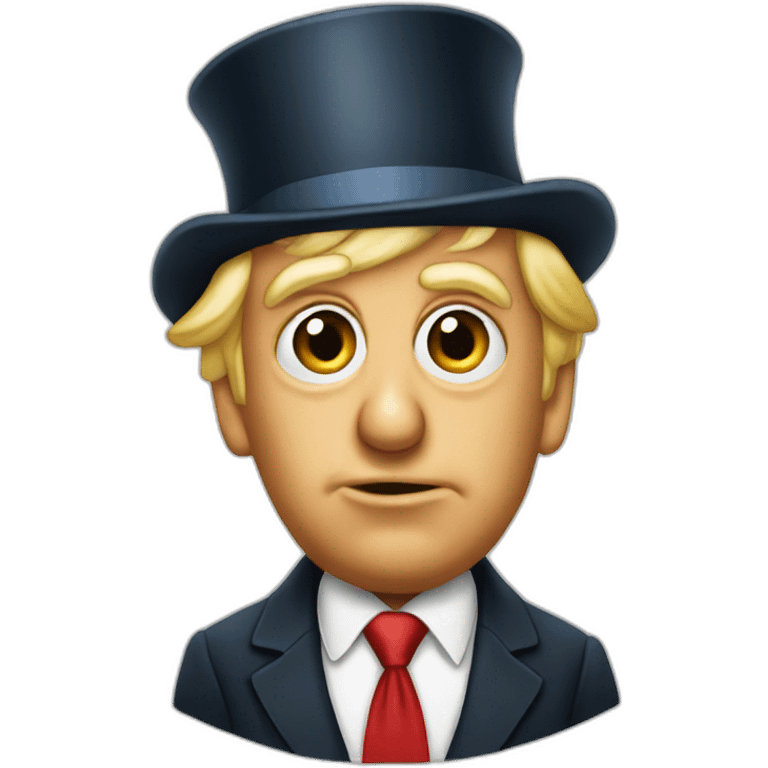 Pinocchio as trump long nose emoji