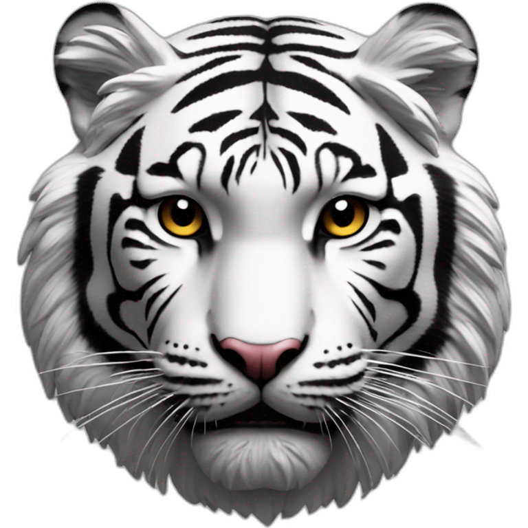 real hd 80s tiger black emoji