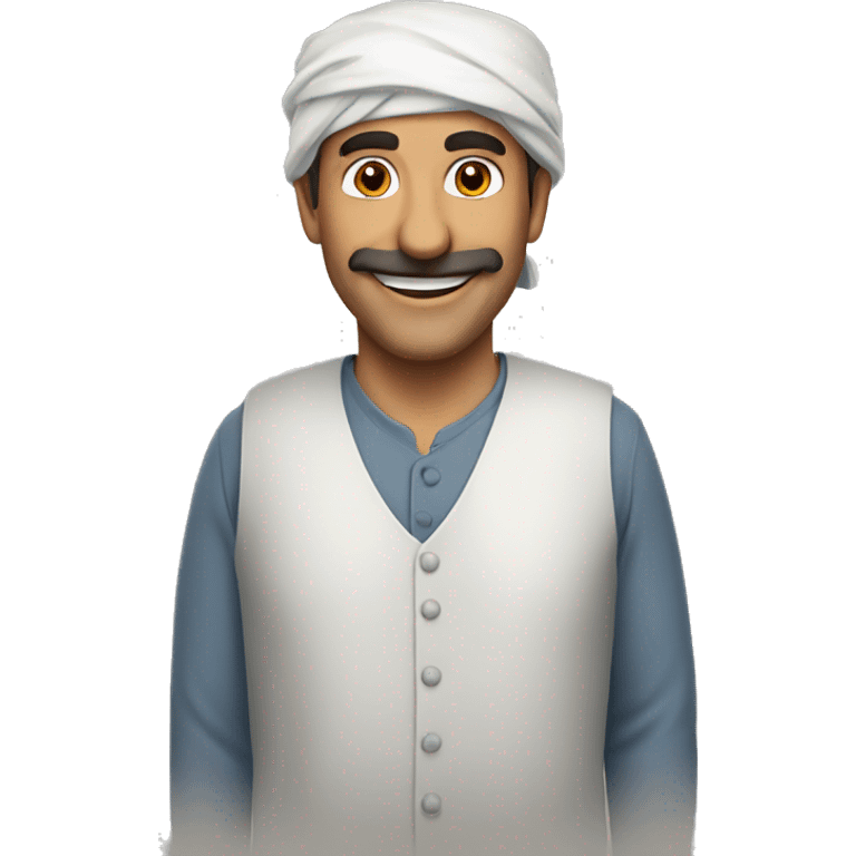 Smiling Turkish man emoji