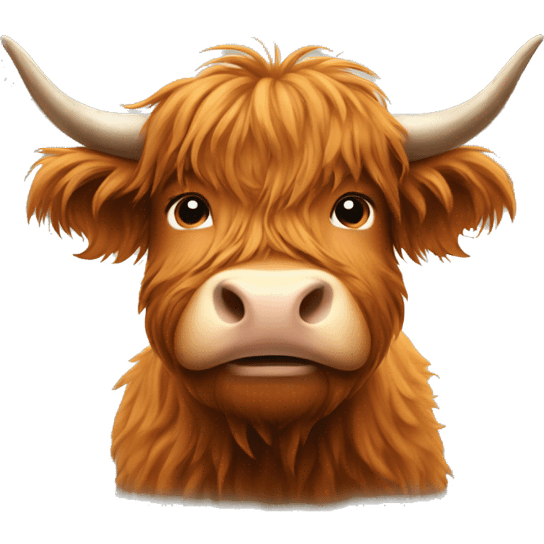 Highland cow  emoji