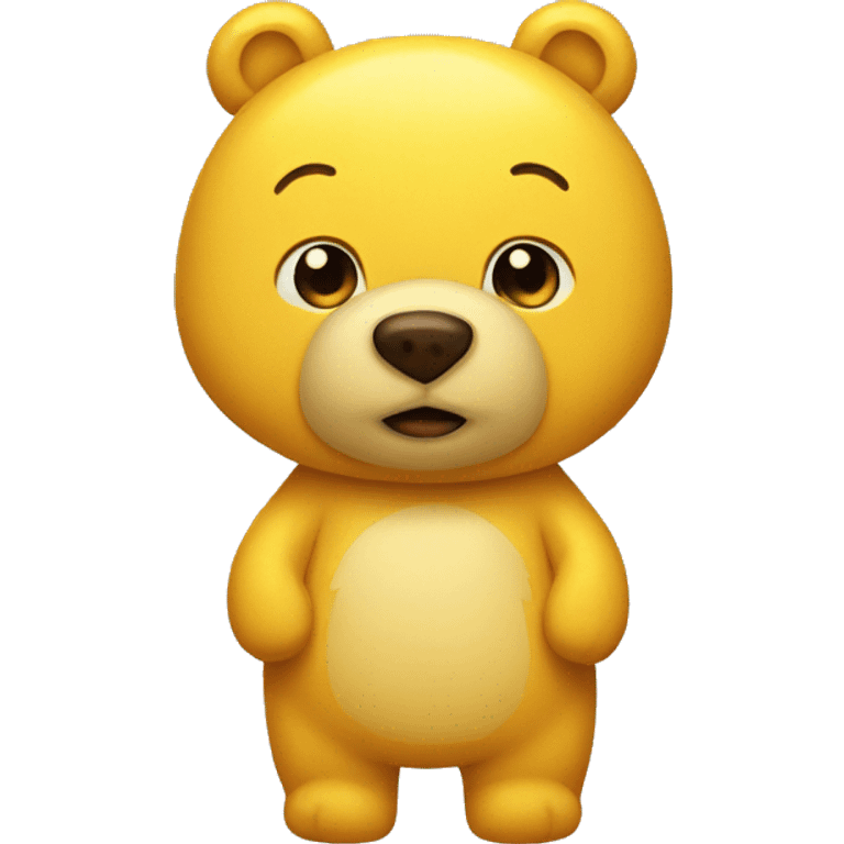 Yellow bear emoji