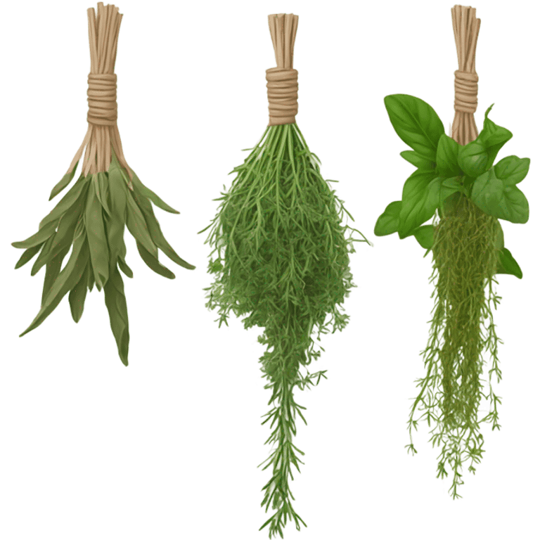 Hanging dried herbs emoji