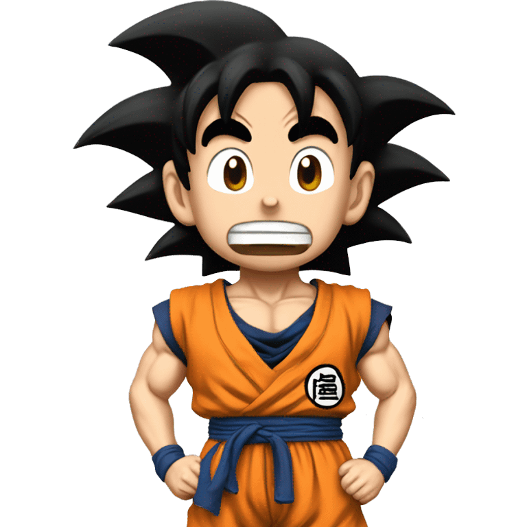 Goku enojado emoji