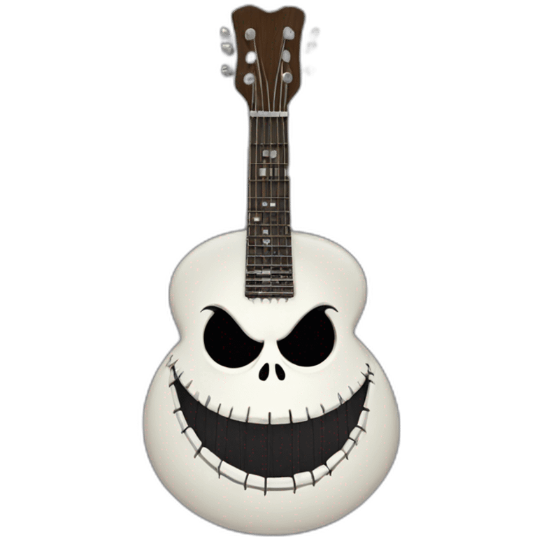 Jack Skellington guitare emoji