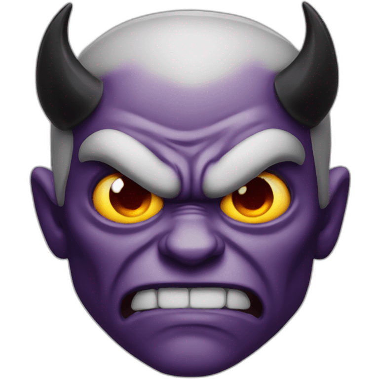 angry devil emoji