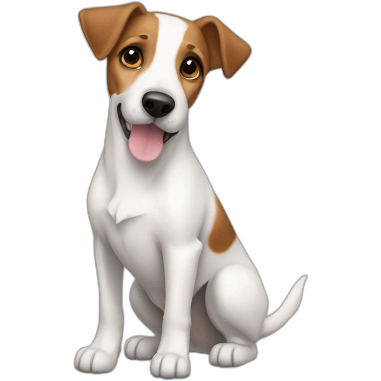 dog Jack Russell Terrier full body emoji