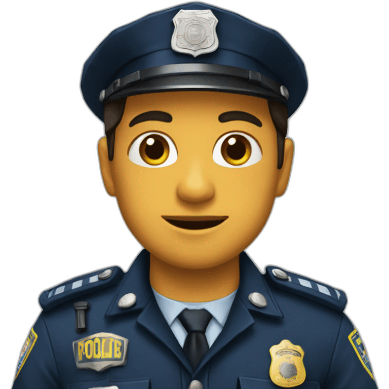 Policía colombiana  emoji