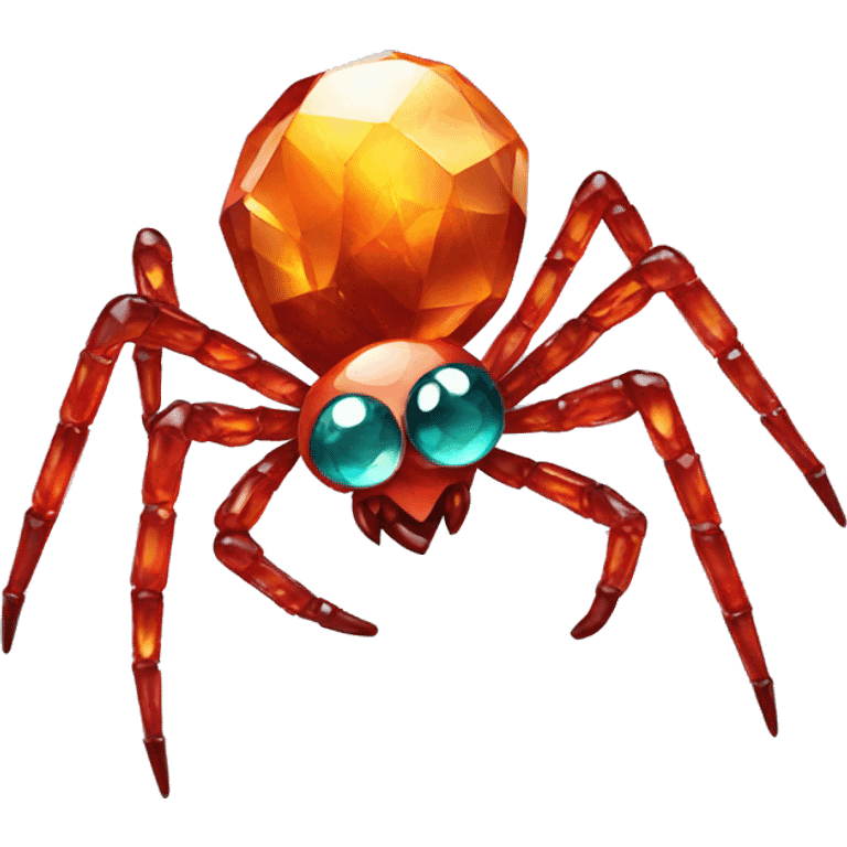 Spider made of gems emoji