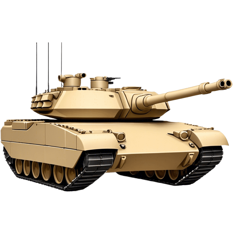 M1 Abrams Tank (sand colour) emoji