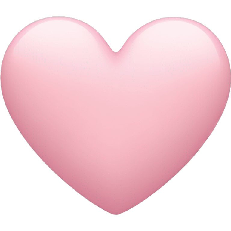 pastel pink heart emoji