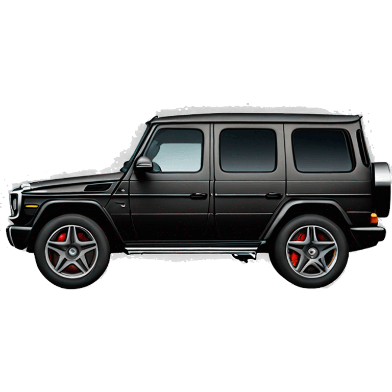 A black g wagon Mercedes  emoji