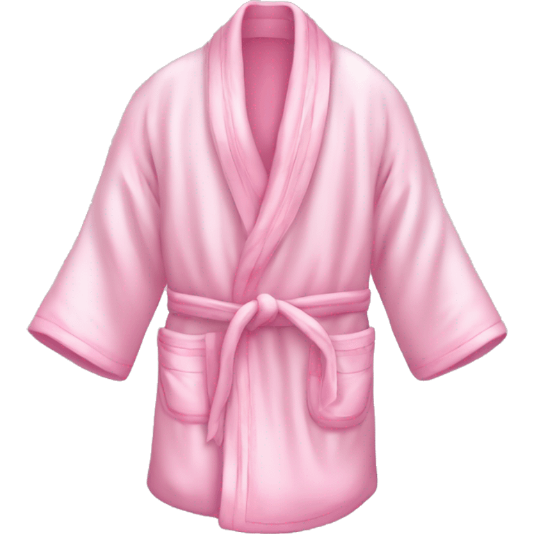 Light pink silk slippers and robe emoji